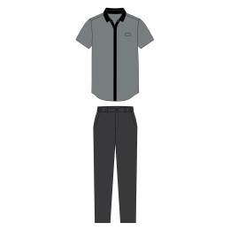 Customized hotel staff work suit uniform design hotel cleaning uniform 50% bamboo fiber + 47% polyester + 3% spandex Mercure Hotel HL037 Customized hotel staff work suit uniform design hotel cleaning uniform 50% bamboo fiber + 47% polyester + 3% spandex Mercure Hotel HL037